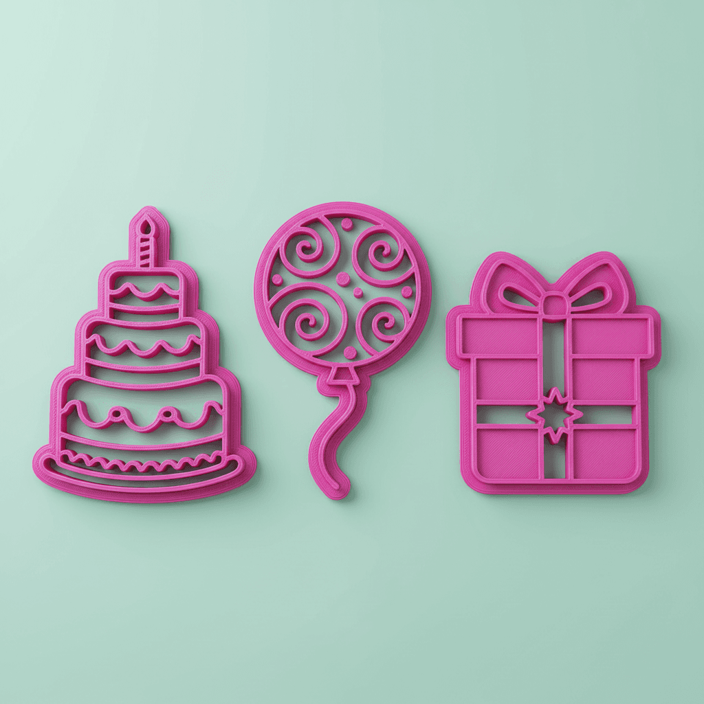 Birthday Cookie Stamp & Cutter Set