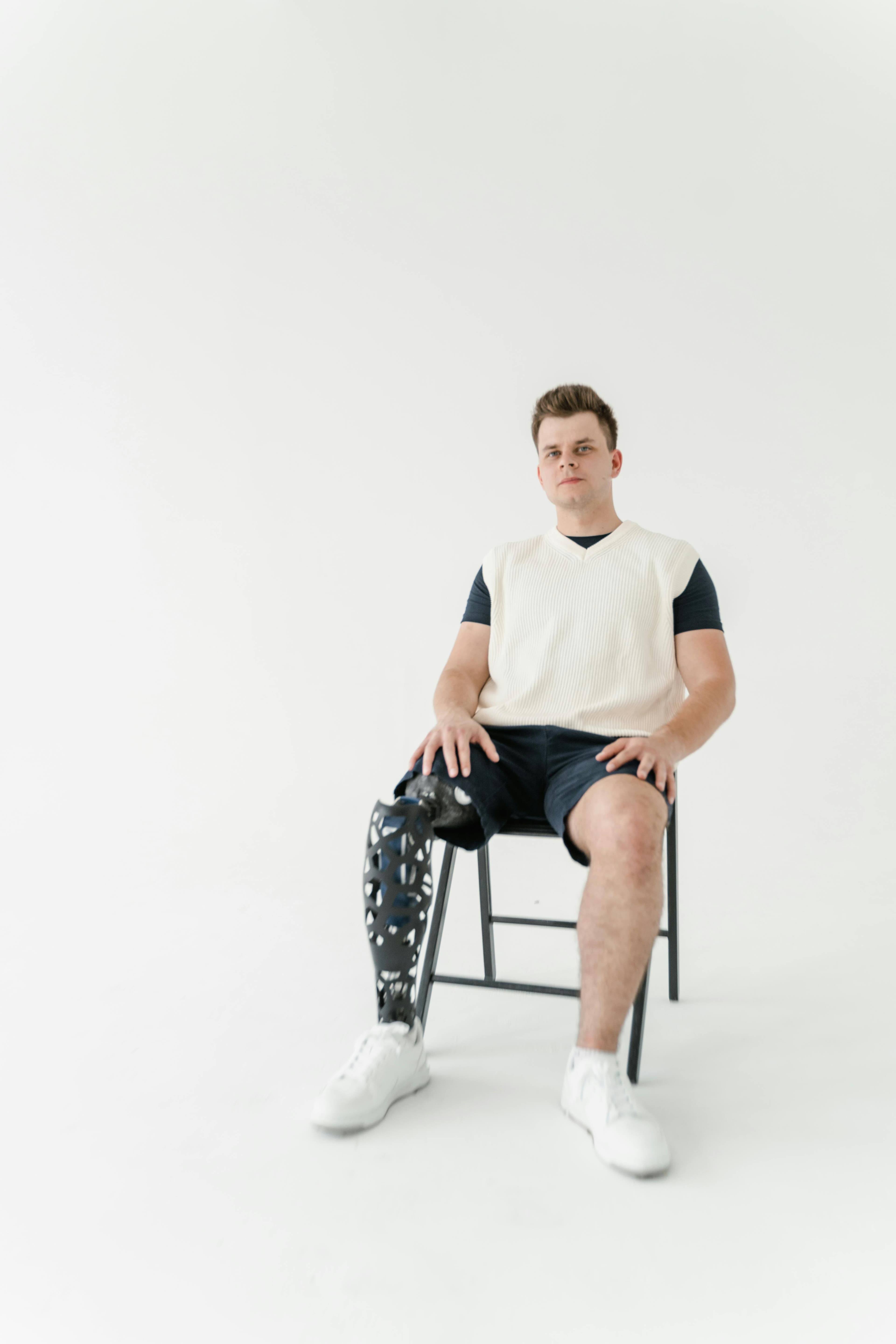 3D printed prosthetic leg showing the real-world impact of accessible 3D printing