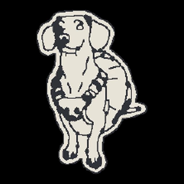 The factory preview of the dachshund cut to its own shape