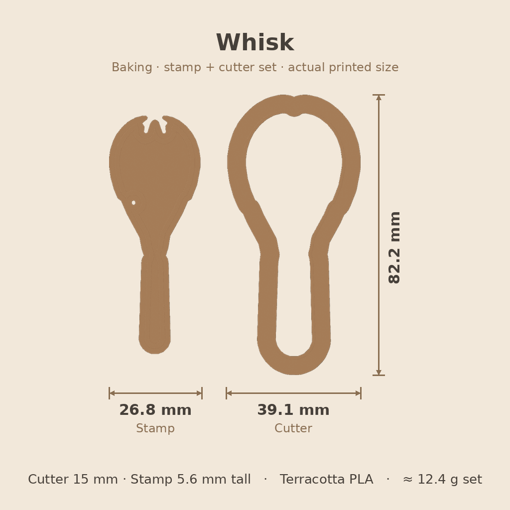 Baking Cookie Stamp & Cutter Set — view 7