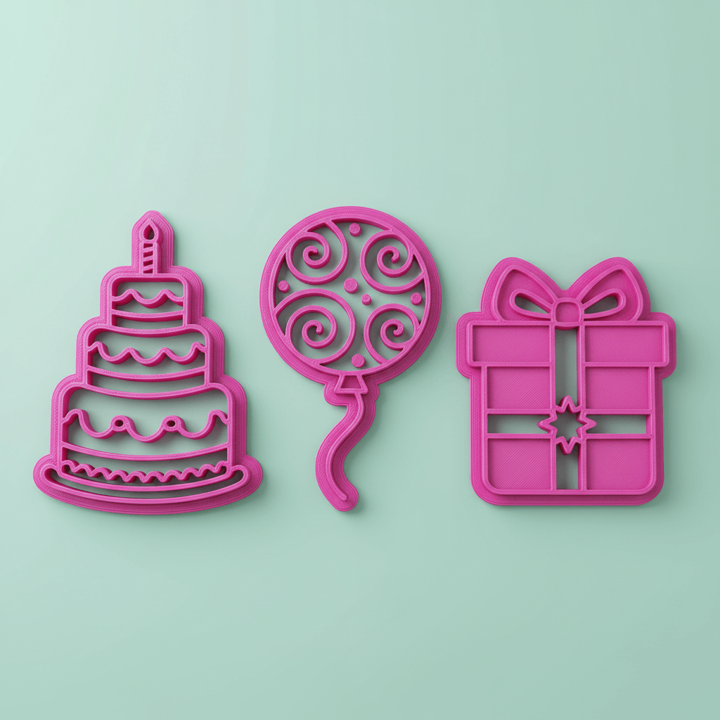Birthday Cookie Stamp & Cutter Set