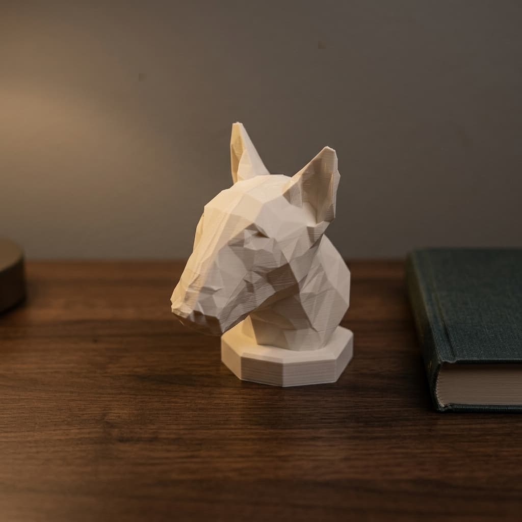 Bull Terrier Figurine & Planter Set — view 2