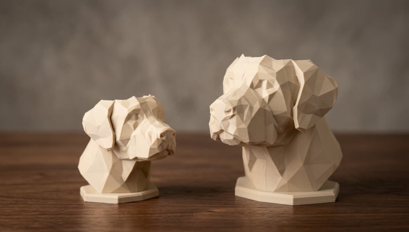 Labrador Low-Poly Dog Planter — view 3