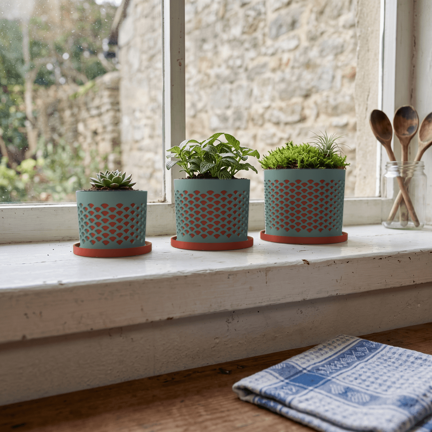 Ridge Planter Trio