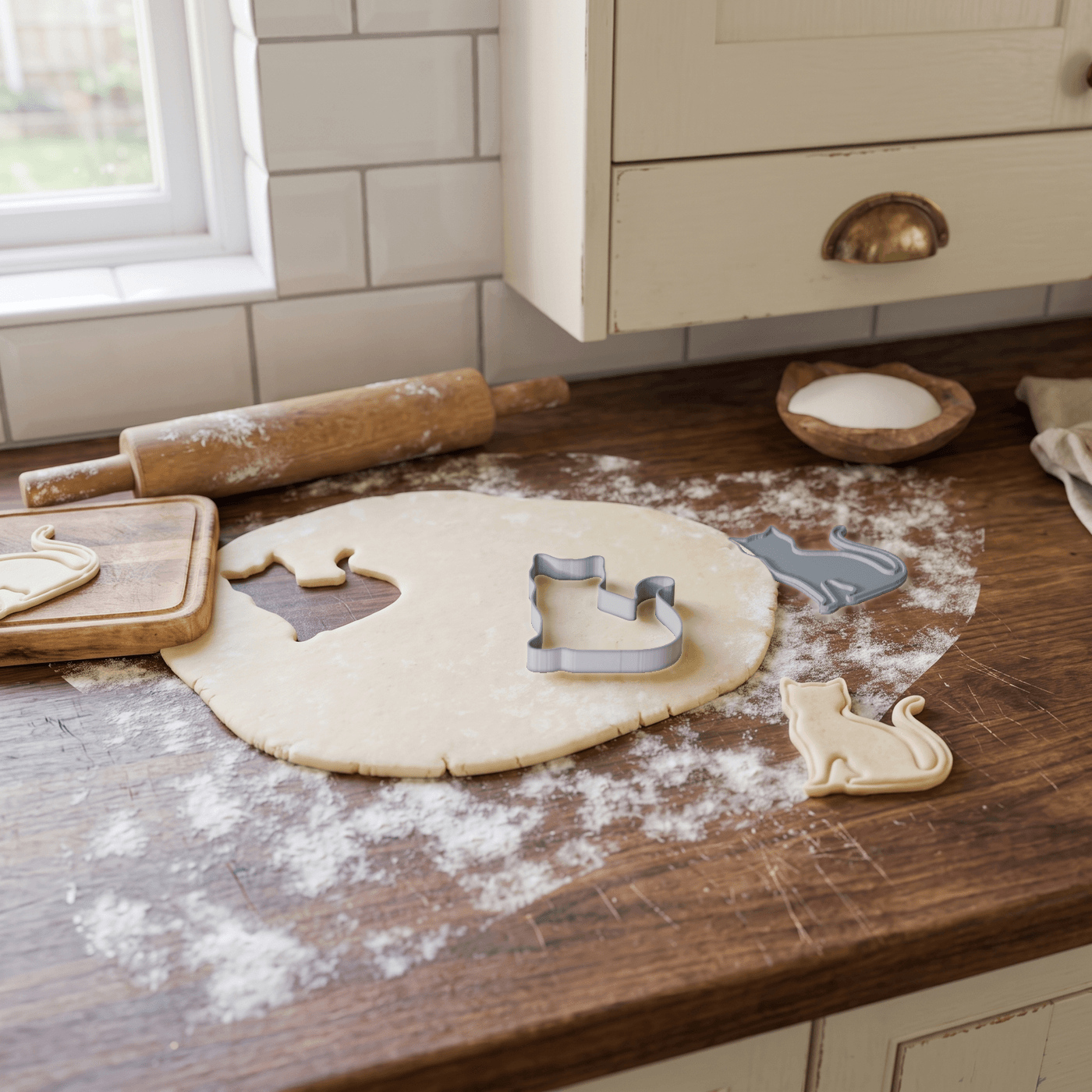 Custom Cookie Cutter — in a kitchen
